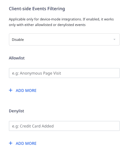 Criteo connection settings